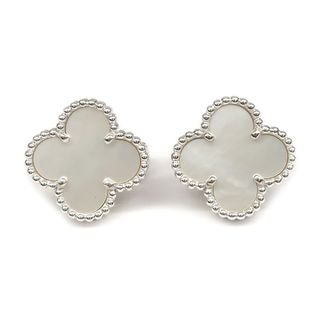 ��̾�Ų��ۡ�VAN CLEEF&ARPELS�ۥ����󥯥꡼�ա������ڥ� �ԥ��� ������ơ�������ϥ�֥� VCARF48600 Au750 K18WG �ޥ������֥ѡ��� ���奨�꡼�ڻž夲�ѡۡ���š�
