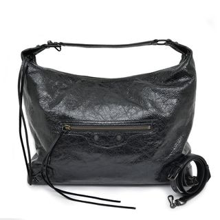 ��̾��ۡ�BALENCIAGA�ۥХ�󥷥��� Le City �ۡ��ܡ��Хå� �ߥǥ����� 8731992ABEK1000 �֥�å� �������� 2way �Хå� ��ॹ���� ���ƥ� ��ǥ���������š�