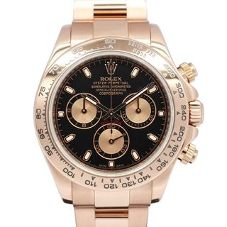 ��̾�Ų��ۡ�ROLEX�ۥ���å��� �ǥ��ȥ� 116505 ������ �֥�å� �ԥ� RG ��ư���� ��� �ݾڽ��դ�����š�