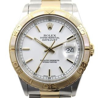 �ڱɡۡ�ROLEX�ۥ���å��� �ǥ��ȥ��㥹�� ��������С��� 16263 �ۥ磻�� Y�� �ӻ��� SS YG �����������֥쥹 ����� ��ư���� ��󥺡���š�