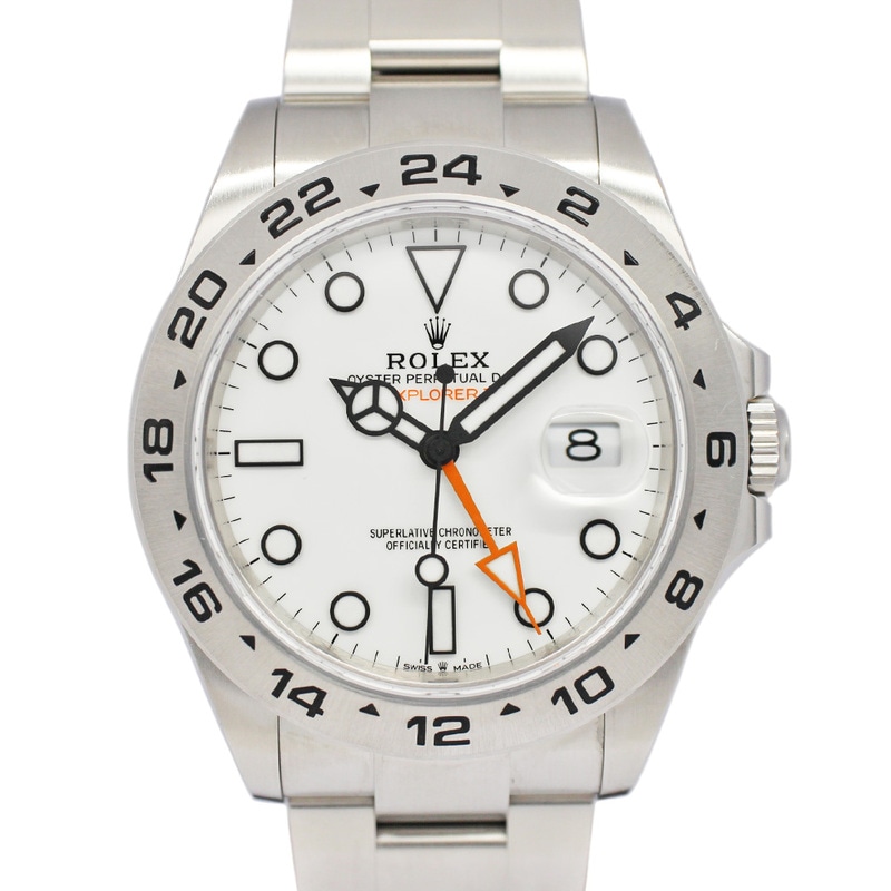 ��̾�Ų��ۡ�ROLEX�ۥ���å��� �������ץ����顼II 226570 ������ �ۥ磻�� SS ��ư���� ��� �ݾڽ��դ� 2023ǯ����š�