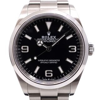 �ڱɡۡ�ROLEX�ۥ���å��� �������ץ����顼I 36 124270 ������ �֥�å� SS ��ư���� ��� �ݾڽ��� �ӻ��ס���š�
