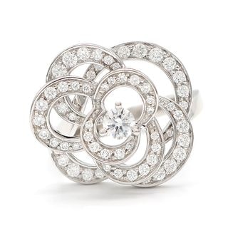 ��ŷ��ۡ�CHANEL�ۥ���ͥ� ��� ���� ����ꥢ �ߥǥ����� ������ 750 K18WG �ۥ磻�ȥ������ 53 ��ǥ����� ���奨�꡼ ���������꡼����š�