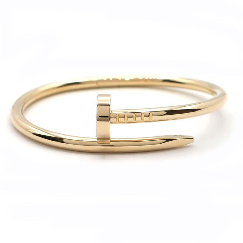 ��ŷ��ۡ�CARTIER�ۥ���ƥ��� ���她�� ���� ���� �֥쥹 �Х󥰥� ���饷�å���ǥ� CRB6037815 K18YG 15������ 750 Ȣ �ݾڽ� �ڻž夲�ѡۡ���š�