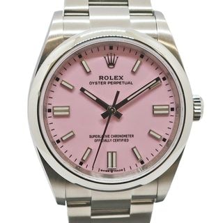 ��ŷ��ۡ�ROLEX�ۥ���å��� �����������ѡ��ڥ��奢�� 36 126000 ������ �����ǥ��ԥ� SS ��ư���� 2021ǯ ��� �ӻ��� �ݾڽ��դ��ڻž夲�Ѥߡۡ���š�