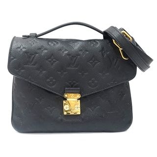 【栄】【LOUIS VUITTON】ルイヴィトン ポシェット メティスMM ショルダーバッグ M41487 RFID モノグラム・アンプラント ノワール ゴールド金具 レディース 本体のみ【中古】