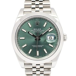 ��̾�Ų��ۡ�ROLEX�ۥ���å��� �ǥ��ȥ��㥹�� 41 126300 ������ �ߥ�ȥ��꡼�� SS ��ư���� ��� ����ӥ꡼ �ݾڽ��դ� 2024ǯ����š�