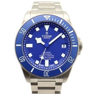 【栄】【TUDOR】チューダー ペラゴス 25600TB ブルー チタン チュードル メンズ 腕時計【未使用】【中古】