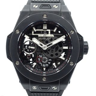 �ڱɡۡڥ�����ۡ�HUBLOT�ۥ��֥� �ӥå��Х� �ᥫ10 �֥�å��ޥ��å� 45mm 414.CT.1123.RX ����ߥå� ��С��٥�� ������ȥ�ʸ���� �괬�� ��� Ȣ �ݾڽ����š�