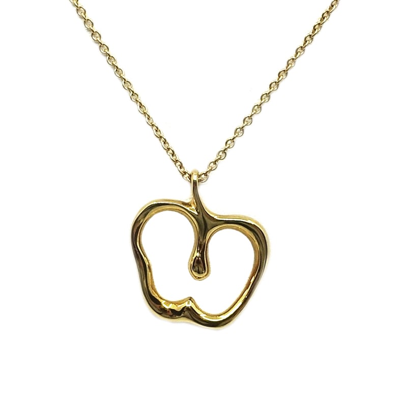 �ڱɡۡڥ�����ۡ�TIFFANY�ۥƥ��ե��ˡ� K18YG ���åץ� �ͥå��쥹 750YG ���륵�ڥ�åƥ� ��41cm ��3.7g ���奨�꡼ ��ǥ���������š�