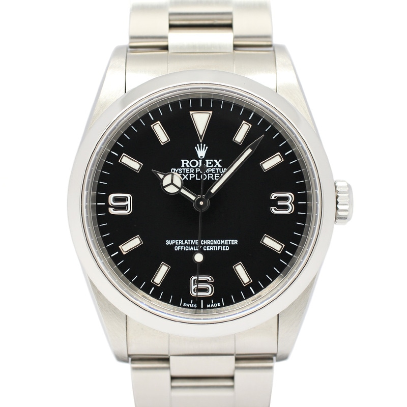 ��̾�Ų��ۡ�ROLEX�ۥ���å��� �������ץ����顼I 14270 A�� �֥�å� SS ��ư���� ��� �ݾڽ��դ� 2000ǯ����š�