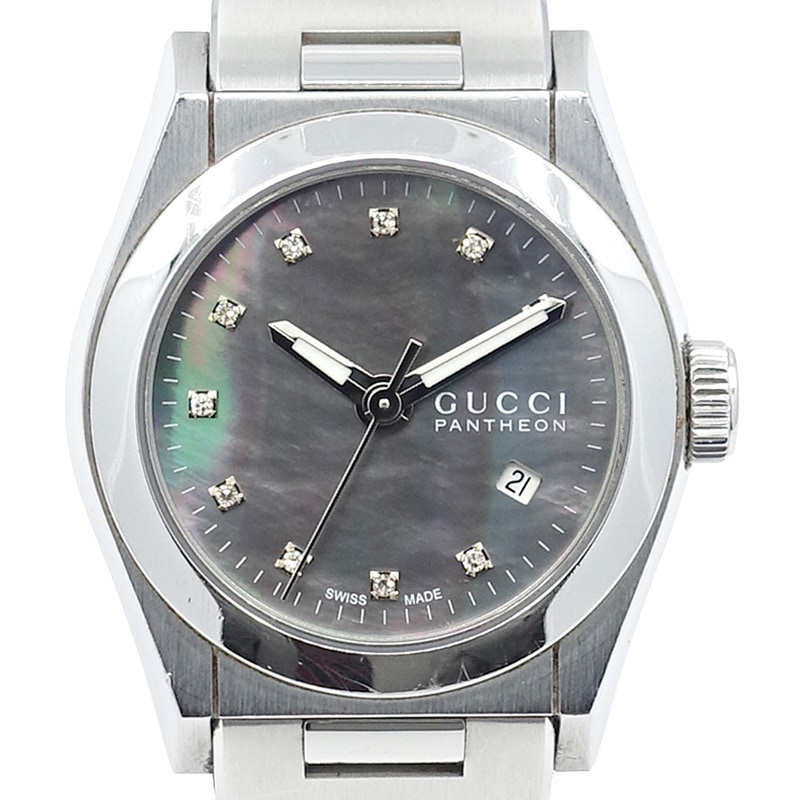 ��̾��ۡ�GUCCI�ۥ��å� �ӻ��� PANTHEON �ѥ�ƥ��� 115.5 ������ʸ���� 10P������ 27mm �������� ���Ӽ� SS ���ƥ�쥹�������� ���� ��ǥ����� Ȣ����š�