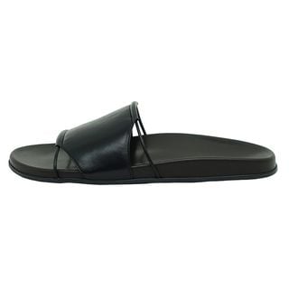 ��̾��ۡ�THE ROW�ۥ� ���� �� VIVIENNE SLIDE ������� F1792SN65BLK �ʥåѥ쥶�� ���� �֥�å����顼 #38 JP��25cm �ե��å���� ��¸�� Ȣ����š�