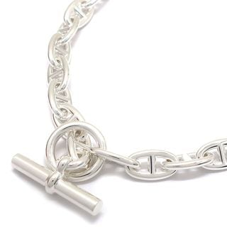 【天白】【HERMES】エルメス シェーヌダンクル GM ネックレス 31コマ 31リンク Ag925 シルバー ジュエリー【新品】【未使用】【中古】