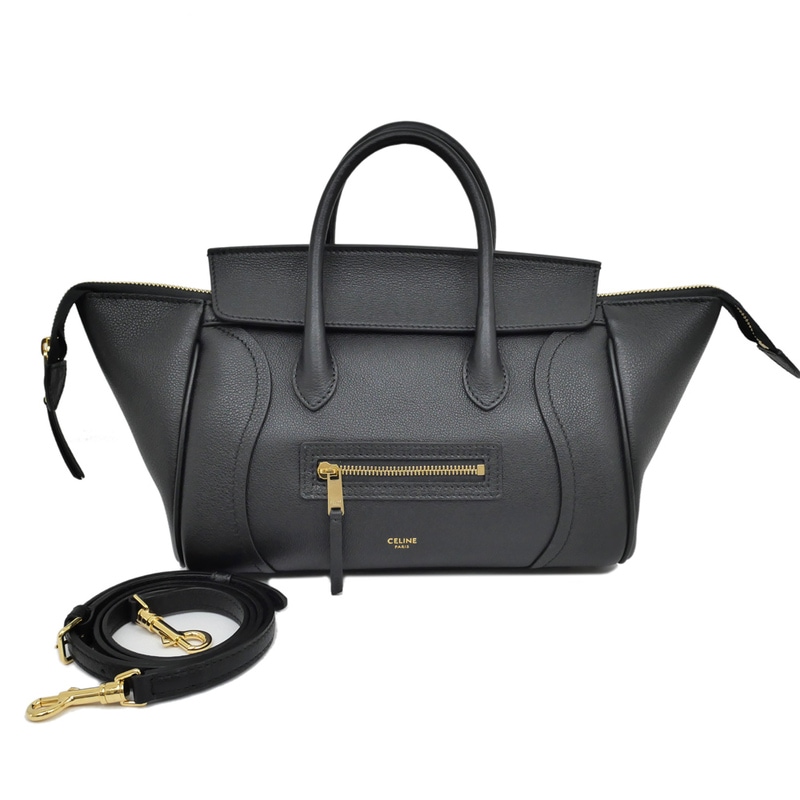 ��̾��ۡ�CELINE�ۥ��꡼�� ��ȥ�饲���� �֥�å� L108J3056.38NO �����ե����� �쥶�� ���������դ� 2way �ϥ�ɥХå�����š�