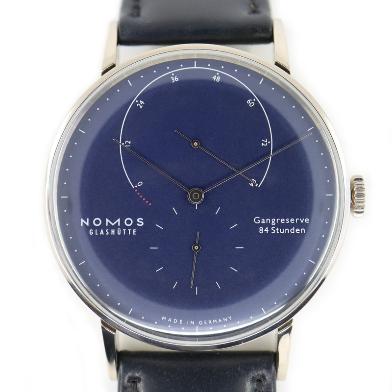�ڱɡۡڥ�����ۡ�NOMOS�ۥΥ⥹ ���� NMLA4DR3BL2 �ǥ����ץ֥롼 �ӻ��� �ۥ磻�ȥ������ K18WG �����ɥХ� �괬�� ��󥺡���š�