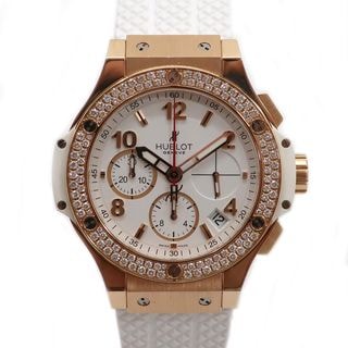 ��ŷ��ۡ�HUBLOT�ۥ��֥� �ӥå��Х� ������ �ݥ�ȥ������ �٥��� 41mm 341.PE.230.RW.114 �ۥ磻�� K18PG ��ư���� ��󥺡���š�