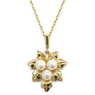 �ڱɡۡڥ�����ۡ�MIKIMOTO�ۥߥ���� �ͥå��쥹 �꡼�� �ѡ��� 3.9mm�� K18YG 3.2g ���奨�꡼ ��ǥ����� ��ʪ ����¾����š�