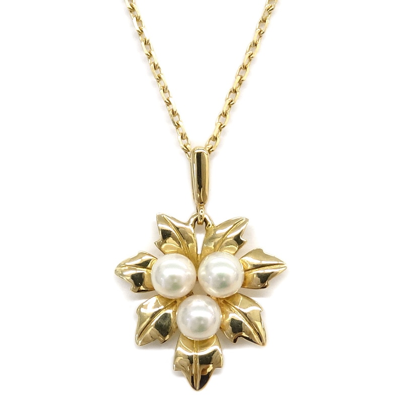 �ڱɡۡ�MIKIMOTO�ۥߥ���� �ͥå��쥹 �꡼�� �ѡ��� 3.9mm�� K18YG 3.2g ���奨�꡼ ��ǥ����� ��ʪ ����¾����š�