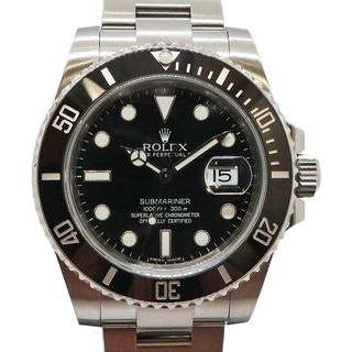 ��ŷ��ۡ�ROLEX�ۥ���å��� ���֥ޥ꡼�ʥǥ��� 116610LN �֥�å� ������ SS ��� �ӻ��� ��ư���� 2012ǯ �ݾڽ��դ��ڻž夲�Ѥߡۡ���š�