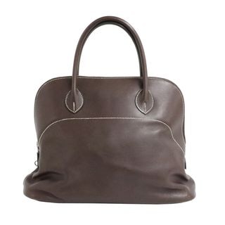 【名古屋】【HERMES】エルメス ボリード リラックス 35 ショコラ ヴォーシッキム □N刻 2010年 ハンドバッグ シルバー金具 レディース 女【中古】