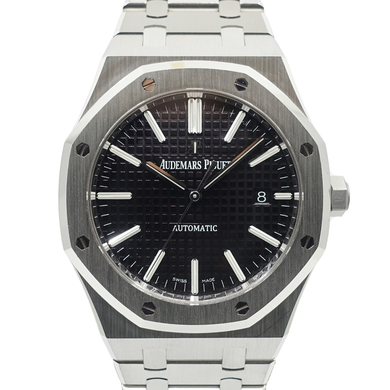 �ڱɡۡ�AUDEMARS PIGUET�� �����ǥޥԥ� ������륪���� 15400ST.OO.1220ST.01 �ӻ��� �֥�å�ʸ���� SS ��ư���� ��� Ȣ �ݾڽ�ڻž夲�ѡۡ���š�