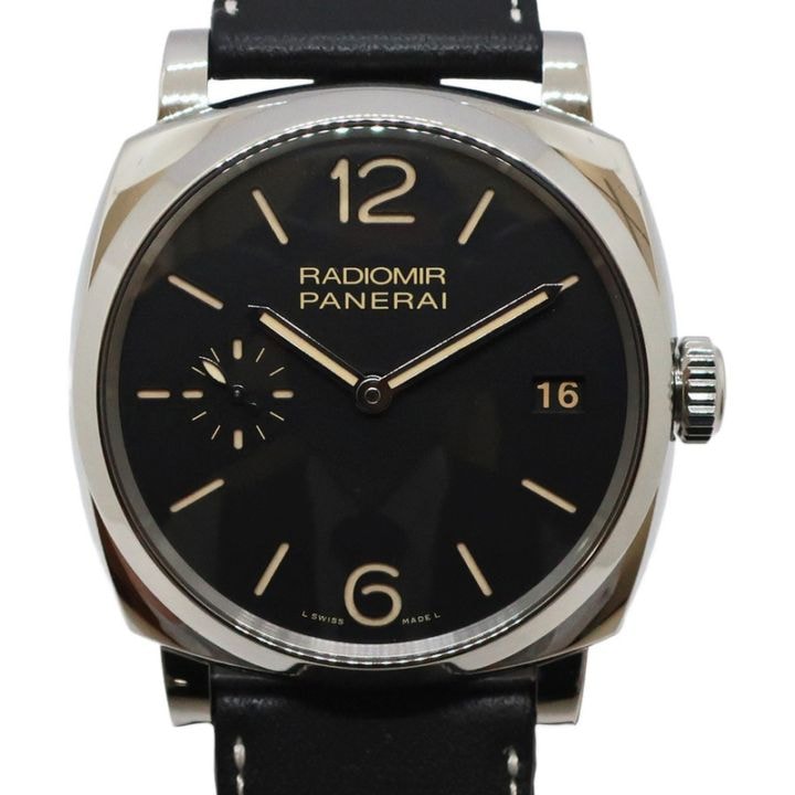��ŷ��ۡڷ軻������ۡ�PANERAI�ۥѥͥ饤 �饸���ߡ��� 1940 3�ǥ��� PAM00514 P�� ��� �֥�å� SS �쥶�� �괬�� �ӻ��סڻž夲�Ѥߡۡ���š�