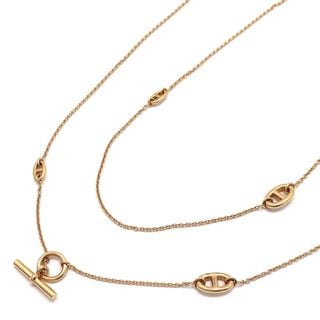 ��ŷ��ۡ�HERMES�ۥ���᥹ �������̥��󥯥� �ե����ɡ���120 �ͥå��쥹 Au750 K18PG 34.2g �ԥ󥯥������ ��ǥ����� ���奨�꡼����š�
