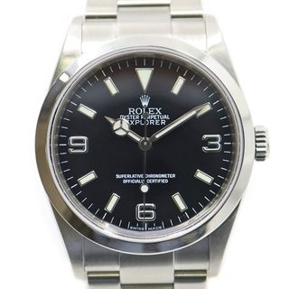 �ڱɡۡ�ROLEX�ۥ���å���  �������ץ����顼1 114270 �֥�å� �ӻ��� M�� SS 36mm ��ư���� ��󥺡���š�