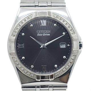 ��̾��ۡ�CITIZEN�ۥ������� �ӻ��� Eco-Drive �����ɥ饤�� E110-S001421 ��ʸ���� ����С����Ȼž夲 35mm ������٥��� SS ���ƥ�쥹�������� ���ΤΤߡ���š�