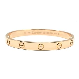 �ڱɡۡ�CARTIER�ۥ���ƥ��� K18PG ��� �֥쥹��å� �Х󥰥� 750PG LOVE ���奨�꡼ ��� ��ǥ������ڻž夲�ѡۡ���š�