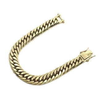 �ڱɡۡ�JEWELRY�ۥ֥쥹��å� K18 6�̥��֥��ʿ ��51.0g �Ӳ����17.0cm ��������������� ���إ�����š�