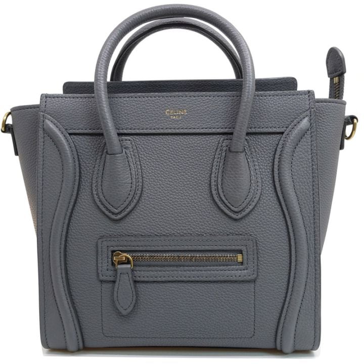 �ڱɡۡ�CELINE�ۥ��꡼�� �饲���� �ʥ� �ϥ�ɥХå� 2WAY 189243 W-AT-3280/W-CU-3290 ���졼 ������ɶ�� ��ǥ����� ���� ��¸�ޡ���š�