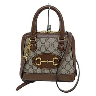 ��̾��ۡ�GUCCI�ۥ��å� �Хå� �ߥˎ��ȥåץϥ�ɥ� ���å��ۡ����ӥå�1955 640716 �֥饦�� �� GG���ץ꡼�� �쥶�� �Ф�ݤ� 2way ���⡼�� �������� ��ǥ���������š�