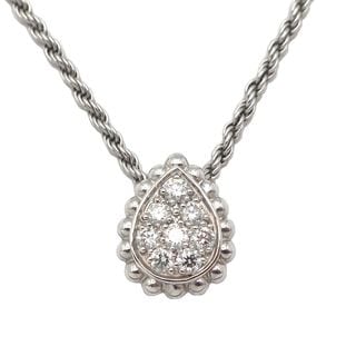 ��ŷ��ۡ�BOUCHERON�ۥ֥������ ����ѥ�ܥ��� �ͥå��쥹 JPN00612��K18WG 750 �ۥ磻�ȥ������ ������ �������ȥ饹�⡼�� Ȣ ���奨�꡼����š�