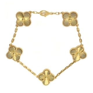 ��̾�Ų��ۡ�VAN CLEEF&ARPELS�ۥ����󥯥꡼�ա������ڥ� ������ơ�������ϥ�֥� �֥쥹��å� 5������� ���襷�� VCARP3JK00 Au750 K18YG ���奨�꡼����š�