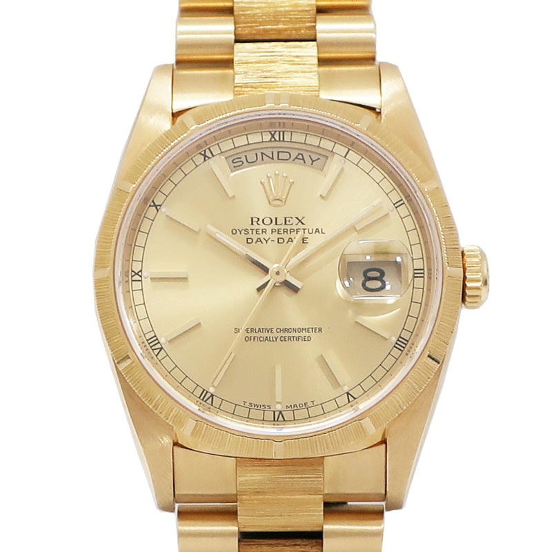 ��ŷ��ۡ�ROLEX�ۥ���å��� �ǥ��ǥ��� �����ѥ�ʸ���� 18248 X�� �С����ž夲 �ץ쥸�ǥ�ȥ֥쥹 750 K18 YG ��������������� ��̵�� ��� ��ư�� �ӻ��ס���š� 