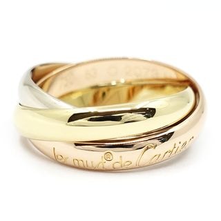 �ڱɡۡ�CARTIER�ۥ���ƥ��� K18YG WG PG �ȥ�˥ƥ� 3���顼 ��� ���� 750YG 3Ϣ ���奨�꡼ ��ǥ����� ��� �϶� ��Ϣ�ڻž夲�ѡۡ���š�