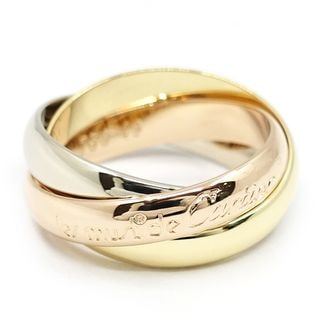�ڱɡۡ�CARTIER�ۥ���ƥ��� K18YG WG PG �ȥ�˥ƥ� 3���顼 ��� ���� 750YG 3Ϣ ���奨�꡼ ��ǥ����� ��� �϶� ��Ϣ�ڻž夲�ѡۡ���š�