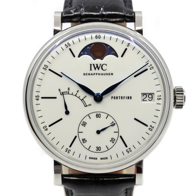 �ڱɡۡ�IWC�ۥ��󥿡��ʥ���ʥ륦���å�����ѥˡ� �ݡ��ȥե��� �ϥ�ɥ磻��� �ࡼ��ե����� 150��ǯ��ǰ �ۥ磻�� �ӻ��� 350�ܸ��� SS �쥶�� �괬�� ��󥺡���š�