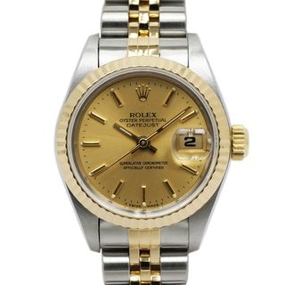 ��̾��ۡ�ROLEX�ۥ���å��� �ǥ��ȥ��㥹�� 69173 �����ѥ�ʸ���� W�� YG SS �ӻ��� ��ư�� ��ǥ�������OH�ѡۡڻž夲�ѡۡ���š�