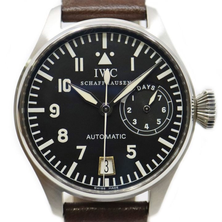 �ڱɡۡ�IWC�ۥ��󥿡��ʥ���ʥ륦���å�����ѥˡ� �ӥå��ѥ����åȥ����å� IW500201 �֥�å� �ӻ��� SS �쥶�� �괬�� ��󥺡���š�