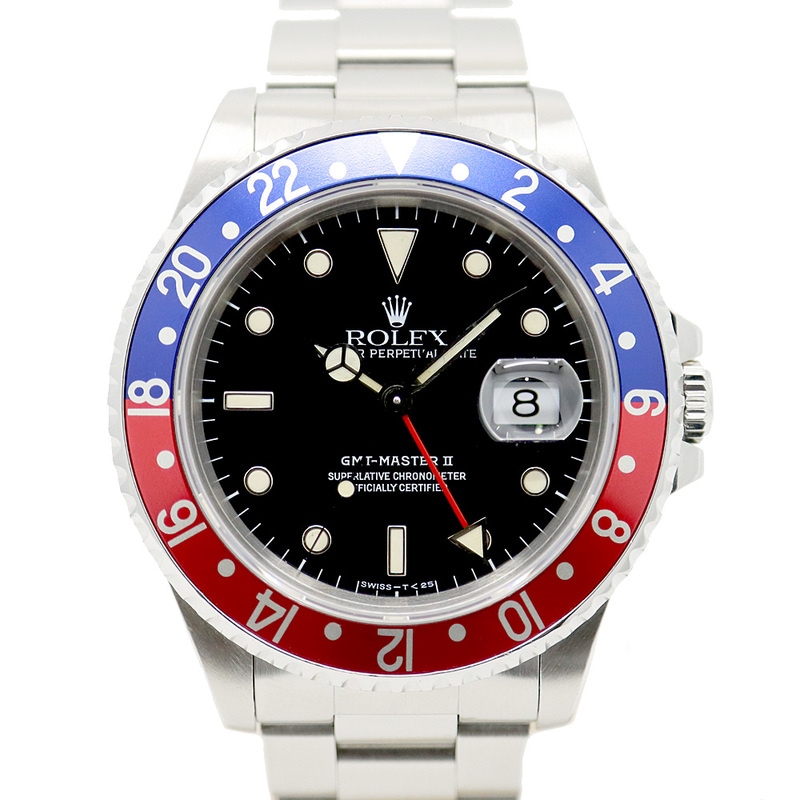 �ڱɡۡڥ�����ۡ�ROLEX�ۥ���å��� GMT�ޥ�����II ���ĥ٥��� 16710 �ڥץ� �֥�å� ���󥰥�Хå��� ������ȥ������ X�� ��� �ӻ��ס�OH�ѡۡڻž夲�ѡۡ���š�