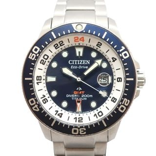 ��ŷ��ۡ�CITIZEN�ۥ������� �����ɥ饤�� �����С�200m GMT BJ7111-86L / B877-R011804 ��� ���ס���š�