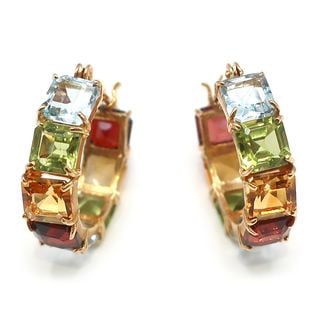 ��ŷ��ۡ�JEWELRY�ۥ��奨�꡼ �ԥ��� K18YG 750 ��������������� �ޥ�����顼 ����ե� ���������꡼ ��ǥ����� �ե��å���� ��ʪ����š�