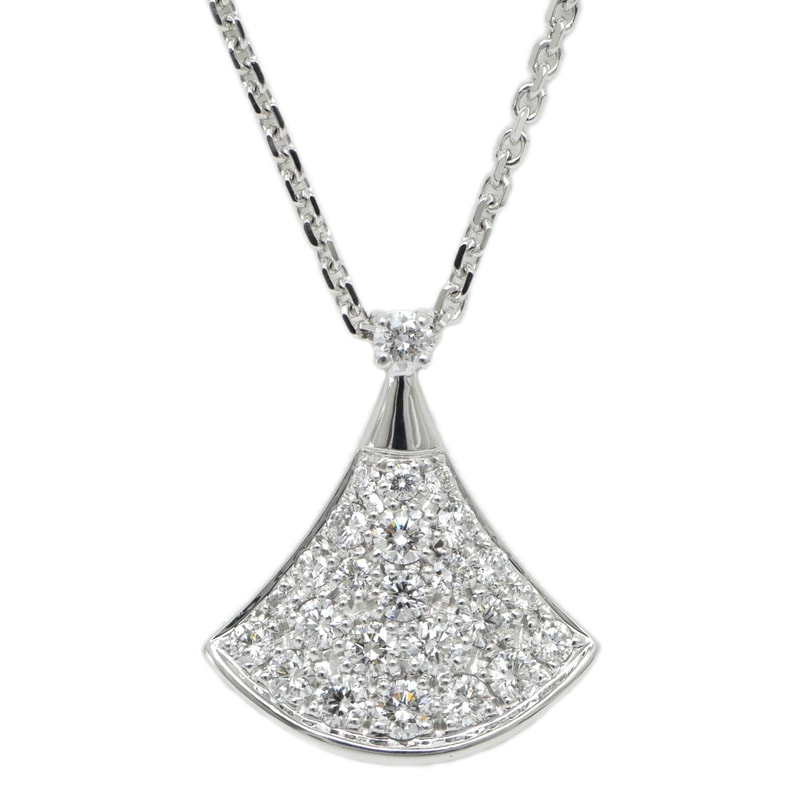 ��̾��ۡ�BVLGARI�ۥ֥륬�� �ǥ��������ɥ꡼�� �ͥå��쥹 ������ 351099 750WG �ۥ磻�ȥ������ ��ǥ����� �� ���奨�꡼ ����š�