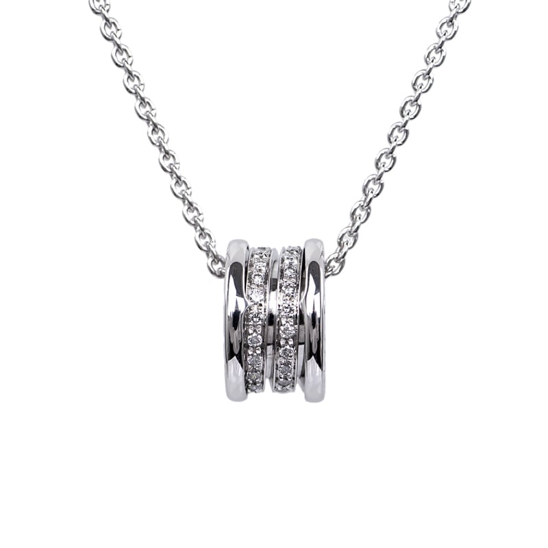 ��̾��ۡ�BVLGARI�ۥ֥륬�� B-zero1 �ӡ�������� �ͥå��쥹 750WG K18 �ۥ磻�ȥ������ ��������� 40cm 12.1g �ڥ����ȡڻž夲�ѡۡ���š�