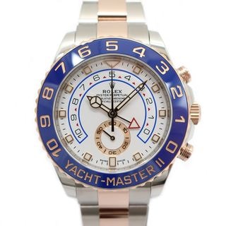 ��ŷ��ۡ�ROLEX�ۥ���å��� ��åȥޥ�����II 116681 �ۥ磻�� ������ SS 750PG �ӻ��� ��ư���� ��󥺡ڻž夲�ѡۡ���š�