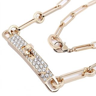 ��̾��ۡ�HERMES�ۥ���᥹ �ͥå��쥹 ���꡼���硼���� ��������� Au750 �ԥ󥯥������ ��36cm ���� ��ǥ����� ��18.2g Ķ���������� Ȣ�ڻž夲�ѡۡ���š�