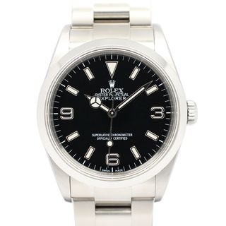 ��̾�Ų��ۡ�ROLEX�ۥ���å��� �������ץ����顼I 114270 Y�� �֥�å� SS ��ư���� ��� �ݾڽ��դ� 2003ǯ����š�